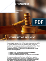 Contract of Bailment Explained