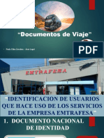 Documentos para Viaje de Pasajeros de Transporte Terrestre Perú