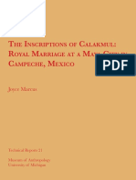 The Inscriptions of Calakmul Royal Marriage at A Maya City in Campeche