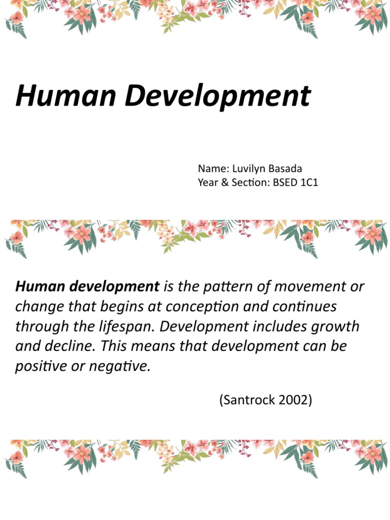 Human Development Stages Explained | PDF | Developmental Psychology ...