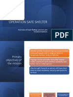 Operation Safe Shelter PPT 210708