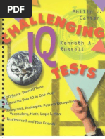 Challenging IQ Tests-Mantesh