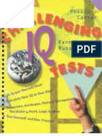 Challenging IQ Tests-Mantesh
