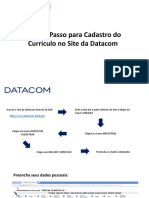 Passo A Passo para Cadastro de Currículo No Site Datacom