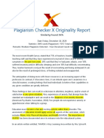 Plagiarism Checker X Originality Report: Similarity Found: 36%