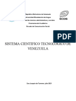 SISTEMA CIENTIFICO TECNOLOGICO DE VENEZUELA 