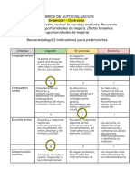 Rúbrica Autoevaluación Actividad Final - Evidencia 1 (Clase Zoom)