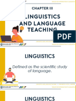 Introduction To Linguistics Ch.3 Linguistics and Language Teaching