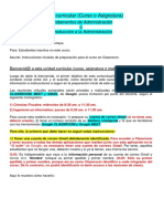 COMUNICACIÓN INICIAL - Instrucciones A Estudiantes Vía Correo