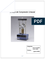 Ensayo de Compresión Uniaxial
