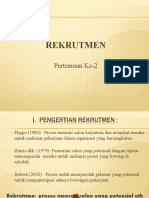 Pertemuan 2 Rekrutmen