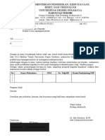 Tamplate Surat Ijin PKL-PI