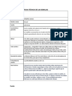 Ficha Técnica de Las Semillas de Girasol