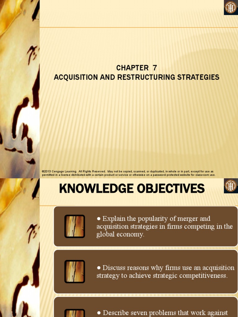 Chapter 7 Operations MNGT and TQM | PDF | Leveraged Buyout | Mergers ...