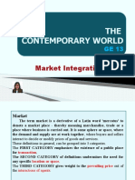 THE Contemporary World: Market Integration