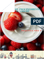 Practica 9 - Diseño de Procesamiento de Yogurt