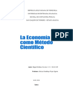 Economía Como Método Científico