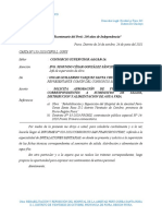 Carta 155 - Salida, Distribucion y Alimentacion de Agua Fria- 28.06.21