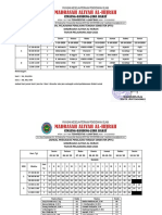 Jadwal Pelajaran & Pengawas PTS