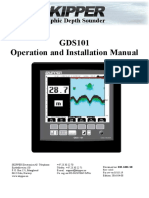 GDS101 Operation and Installation Manual: Graphic Depth Sounder