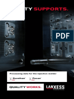 LANXESS - Processing Data for the Injection Molder - LXS-HPM-006EN - 201..