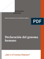 Declaración del genoma humano