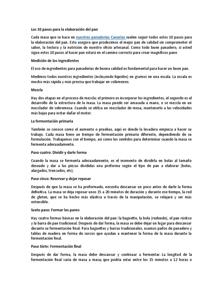 Los 10 pasos hacia el pan perfecto una guía detallada para la