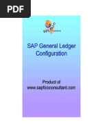 SAP GL Configuration