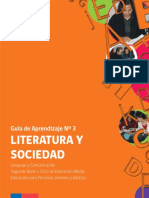 Guía Nº 3 Lenguaje y Comunicación Literatura y Sociedad