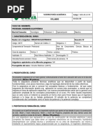 CUARTO_ SYLLABUS Circuitos Electricos II - ELECTRO(2015)