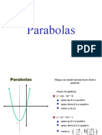 Understanding parabolas in standard form