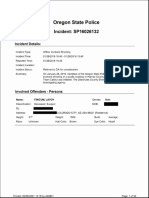 Oregon State Police Report On Finicum Shooting SP16026132