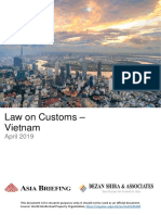 Law On Customs - Vietnam