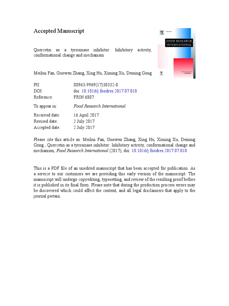 Investigation of the inhibitory effects and mechanism of action of