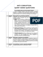 Anti-Corruption: Frequent Asked-Questions: What Is Prohibited Under Our Anti-Corruption Policies?