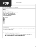 lesson plan the outsiders response to literature essay