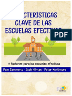 Características clave de las escuelas efectivas 