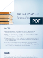 TORTS & DAMAGES Case Law on Civil Action for Quasi-Delict