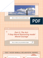 7 Step Moral Reasoning Model - Moral Courage