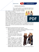 LECTURA - COMUNICACIÓN POSITIVA (Sophi)