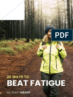 Healthmeans 20 Ways To Beat Fatigue