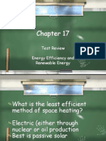 Energy Efficiency and Renewable Resources Test Review