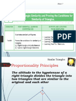 Week 7 Right Triangle Similarity