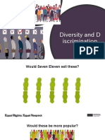 Diversity and Discrimination