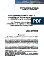 Elecciones Regionales de 1995