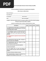 BPQ - Questionario Personalidade Borderline | PDF