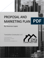 Proposal and Marketing Plan: by Anarosa Lopez