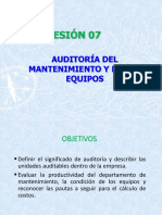 Sesion 07-Auditorias Del Mantenimiento Industrial