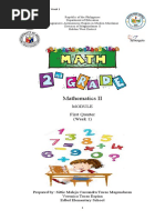 Module 1 For Grade 1 Week 1 | PDF | Worksheet | Numbers