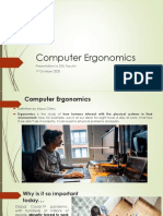 Computer Ergonomics - With URLs